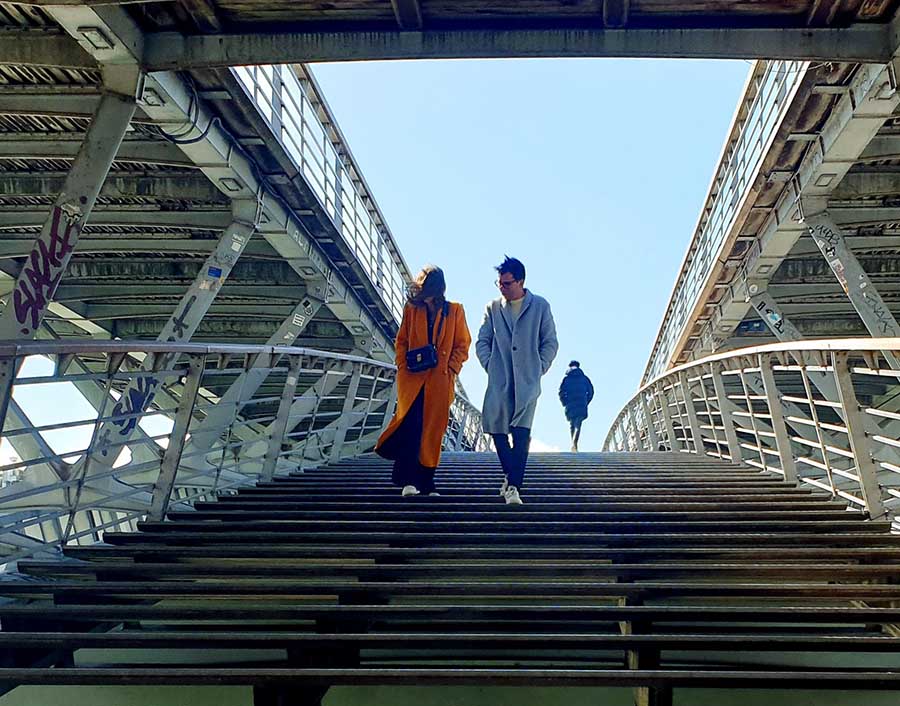 Passerelle Léopold-Sédar-Senghor Passerelle Léopold-Sédar-Senghor - Photograph by Gavin Cologne-Brookes