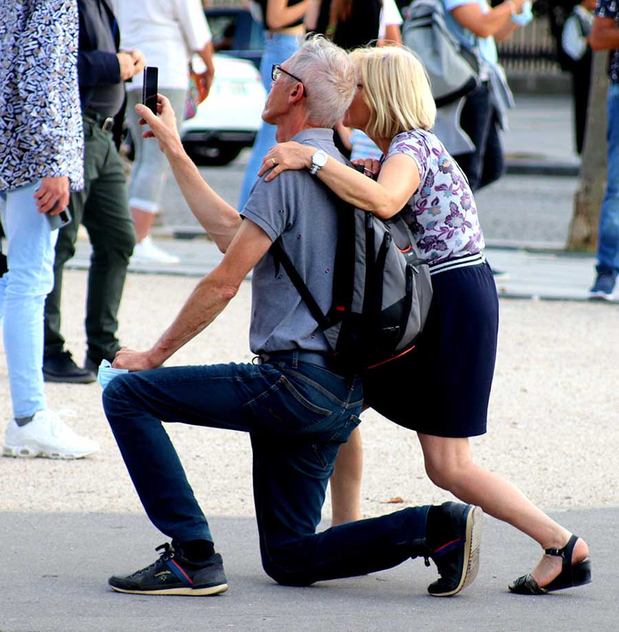 Selfie, Paris Selfie, Paris - Photograph by Gavin Cologne-Brookes